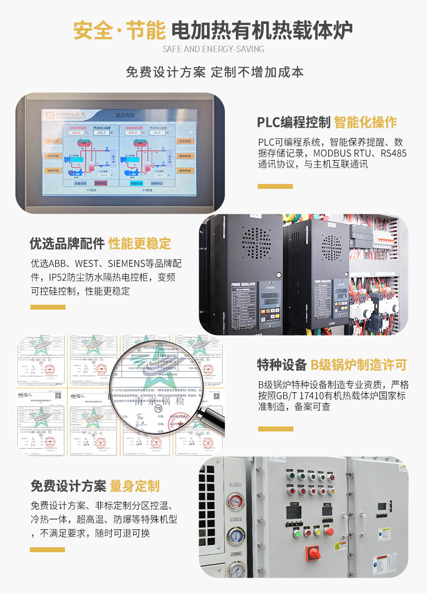 電熱有機熱載體爐特點